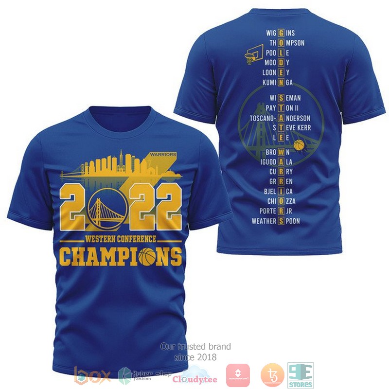 Golden_State_Warriors_logo_Western_Conference_Champions_2022_White_3D_shirt_Hoodie