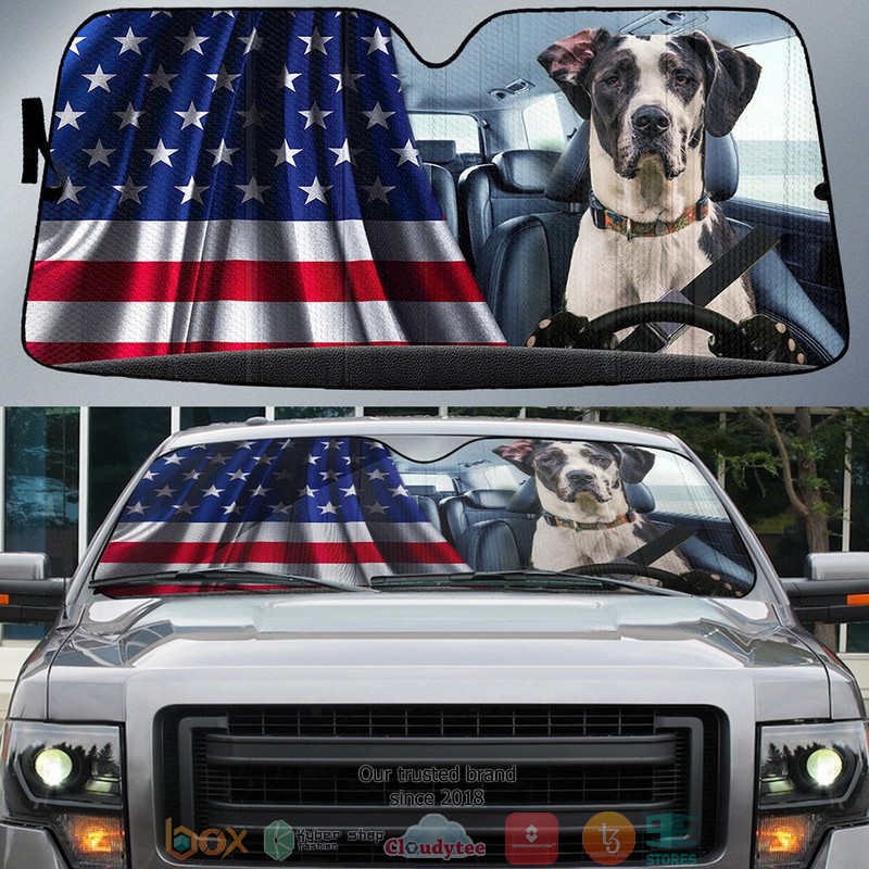 Great_Dane_And_American_Flag_Independent_Day_Car_Sunshade