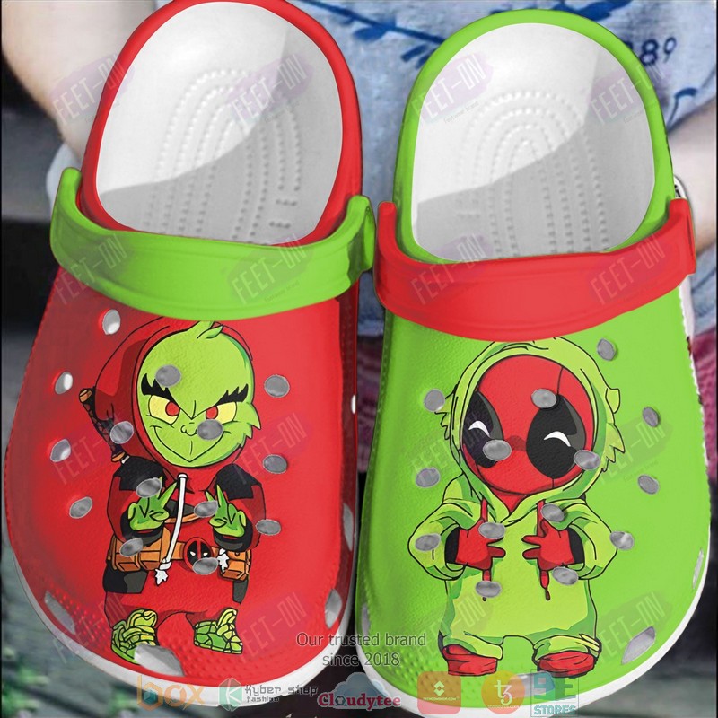 Grinch_and_Stitch_Deadpool_Crocband_Crocs_Clog_Shoes