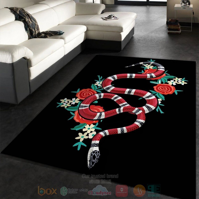 Gucci_Snake-Flower_Area_Rugs