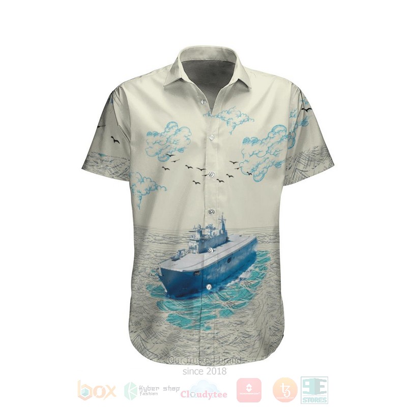 HMAS_Canberra_L02_Royal_Australian_Navy_Hawaiian_Shirt_Short