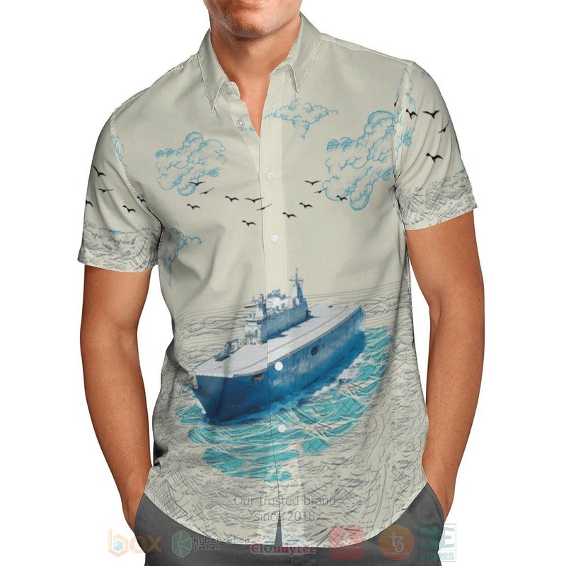 HMAS_Canberra_L02_Royal_Australian_Navy_Hawaiian_Shirt_Short_1