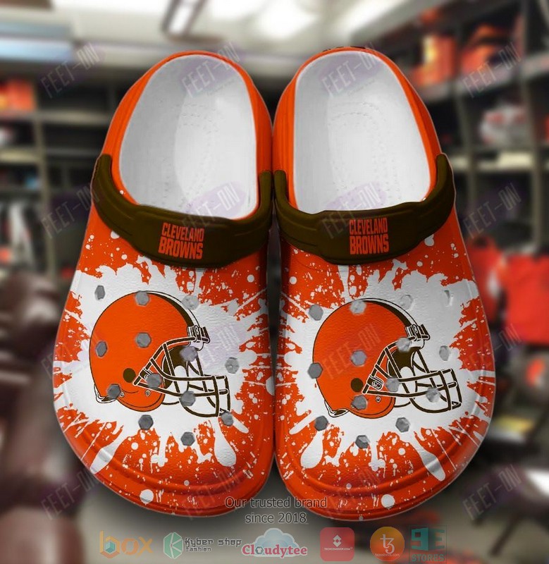 NFL_Cleveland_Browns_Red-White_Crocband_Crocs_Clog_Shoes