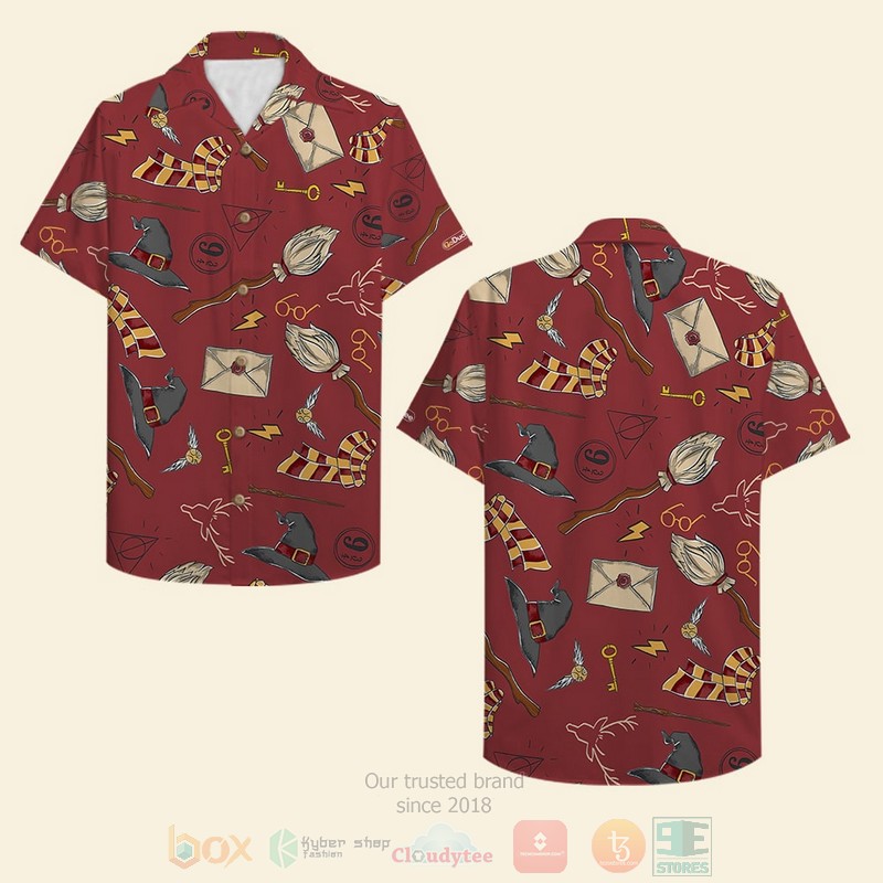 Harry_Potter_Red_Hawaiian_Shirt