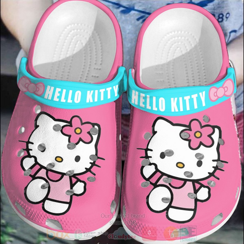 Hello_Kitty_Pink_Crocband_Crocs_Clog_Shoes