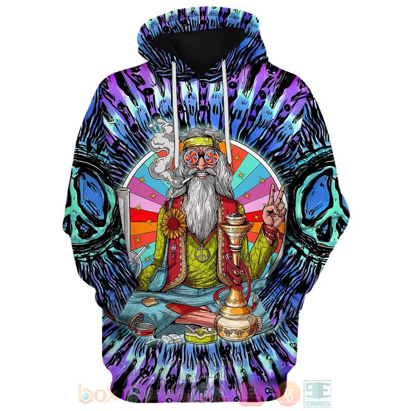 Hippie_Stoner_Smoking_Weed_3D_Hoodie_Shirt