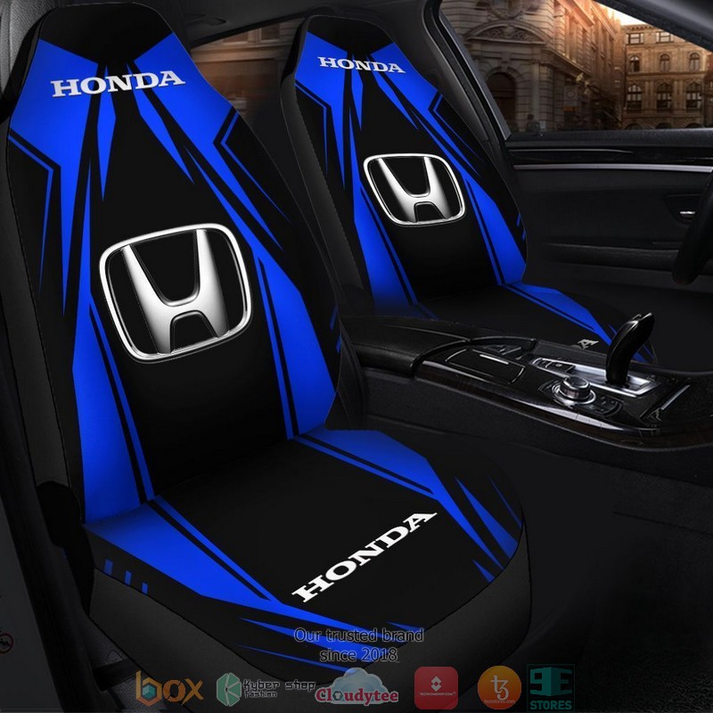 Honda_logo_blue_Car_Seat_Cover_1