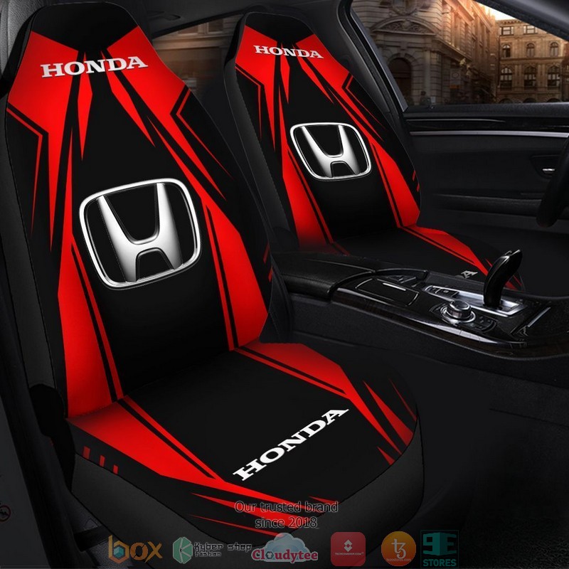 Honda_logo_red_Car_Seat_Cover_1