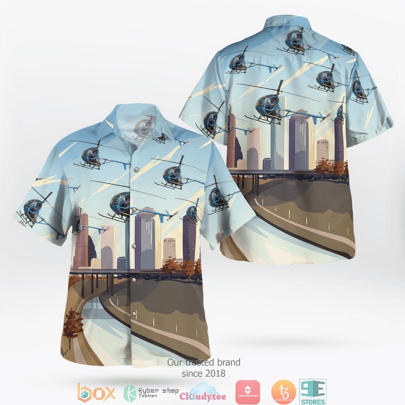 Hughes_269C_-_N7492F_Houston_Police_Department_Helicopter_3D_Hawaii_Shirt