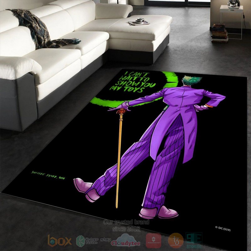 I_Cant_Wait_To_Show_You_My_Toys_Joker_Area_Rugs