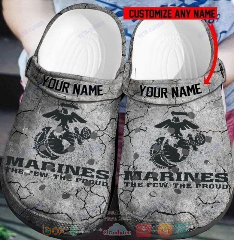 Personalized_United_States_Marine_Corps_The_Few_The_Proud_custom_crocs_crocband_clog