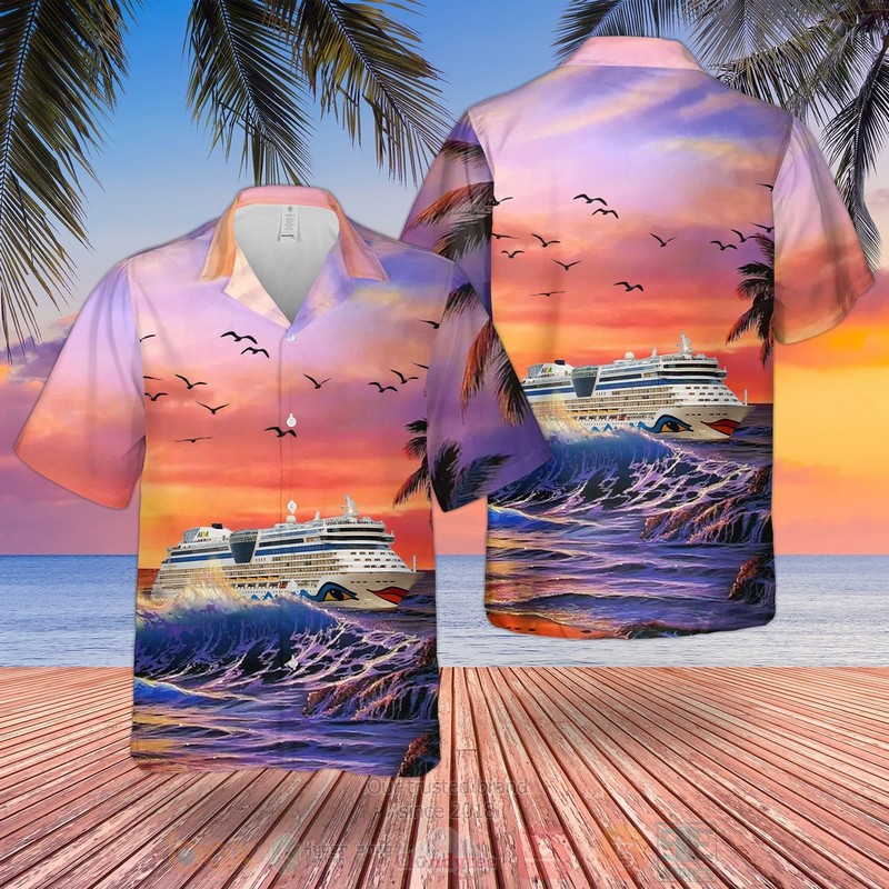AIDA_Cruises_Red_Hawaiian_Shirt