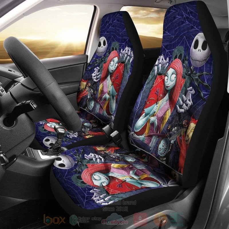 Jack_and_Sally_Cartoon_Car_Seat_Cover