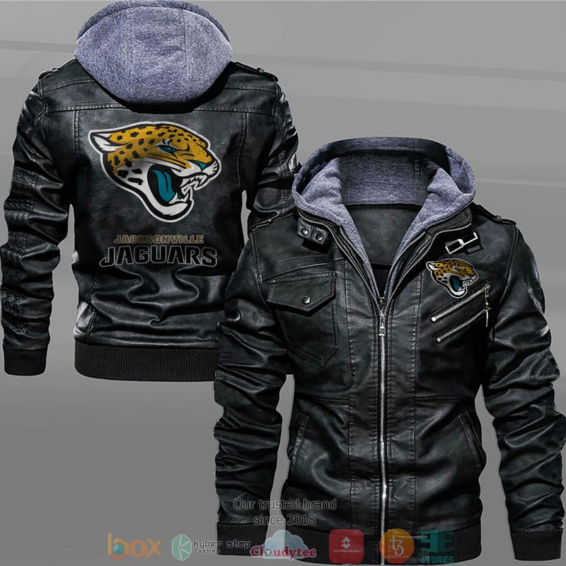 Jacksonville_Jaguars_Black_Brown_Leather_Jacket