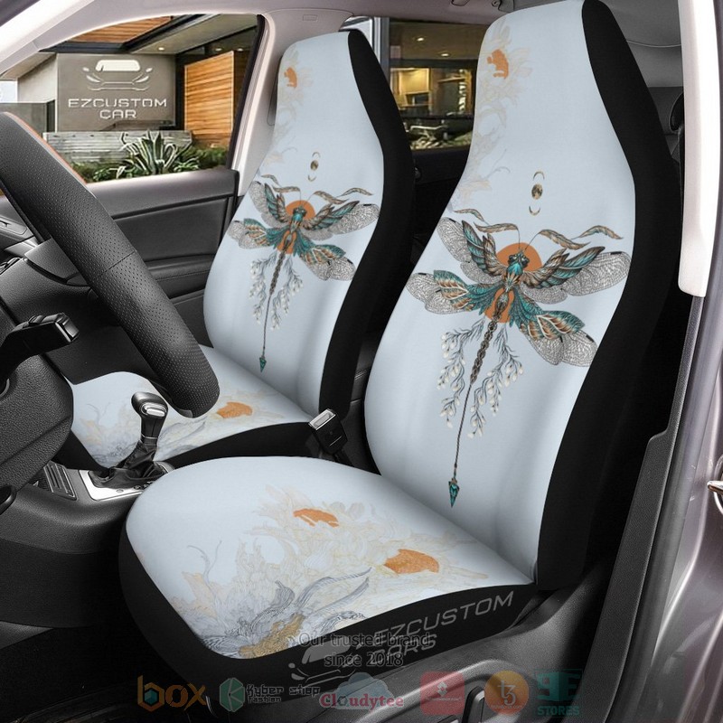 Japanese_Dragonfly_Car_Seat_Cover