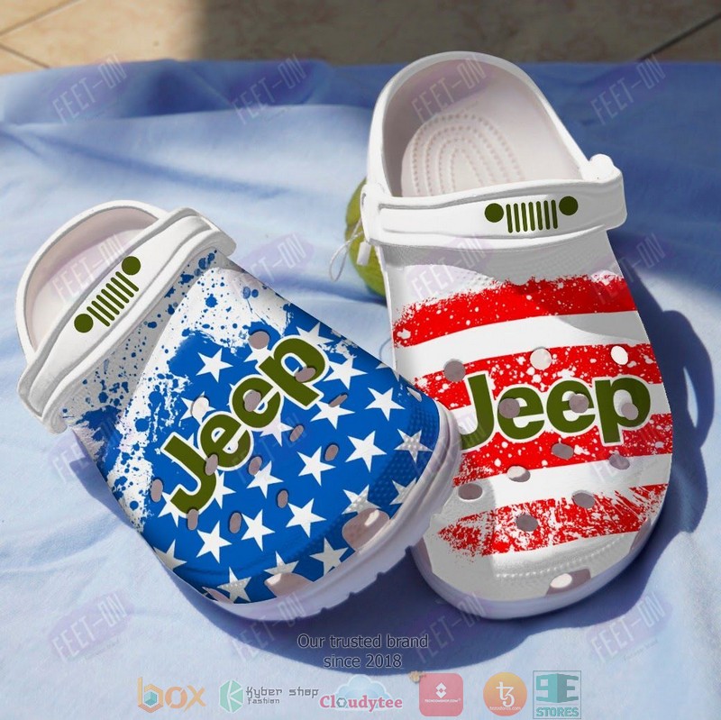 Jeep_American_Flag_Crocband_Crocs_Clog_Shoes