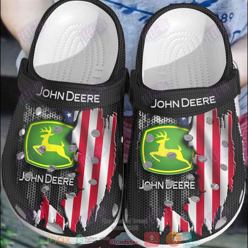 HOT John Deere American Flag Crocs Shoes - Boxbox Branding-Luxury t ...