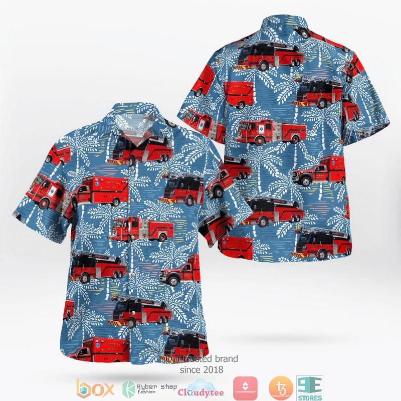 Johnston_Rhode_Island_Johnston_Fire_Department_3D_Hawaii_Shirt