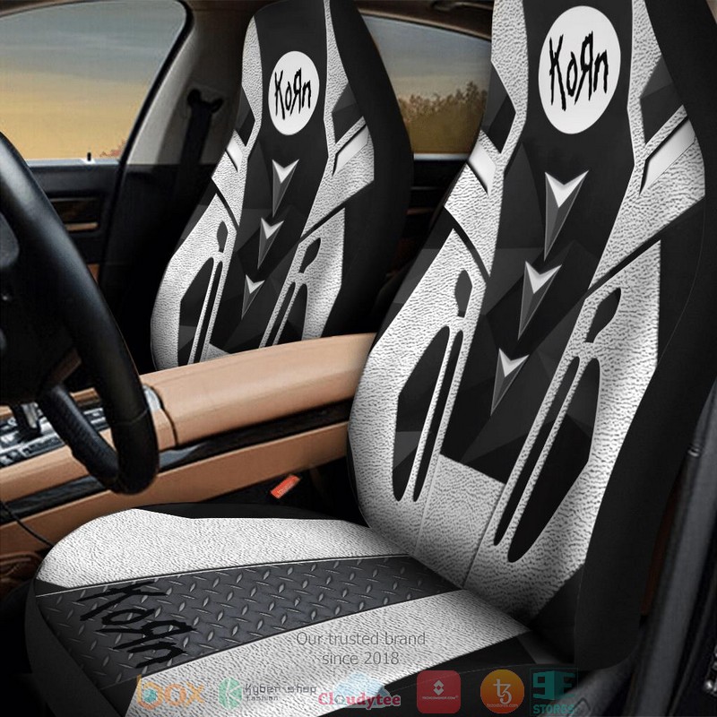 KORN_Silver_Grey_Car_Seat_Covers