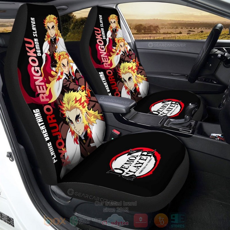 Kyojuro_Rengoku_Demon_Slayer_Anime_Car_Seat_Cover