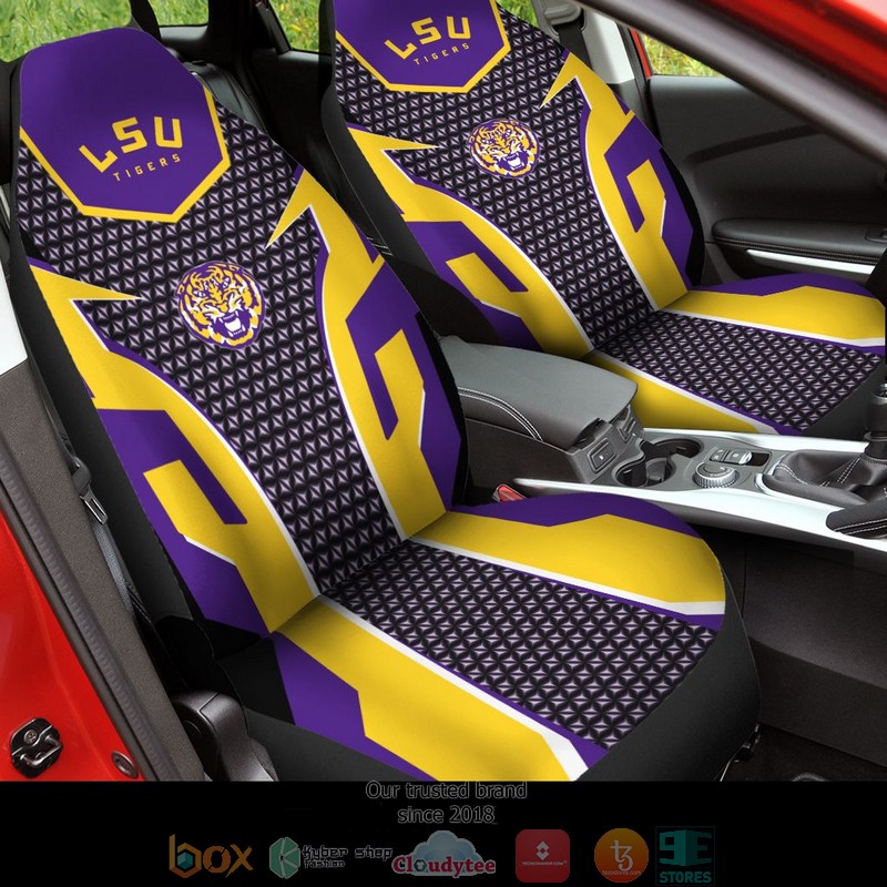 LSU_Tigers_football_yellow_purple_Car_Seat_Covers_1