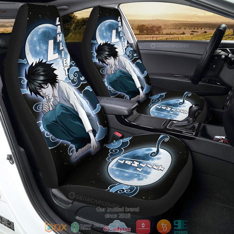 L_Lawliet_Death_Note_Anime_Car_Seat_Cover