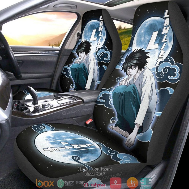L_Lawliet_Death_Note_Anime_Car_Seat_Cover_1