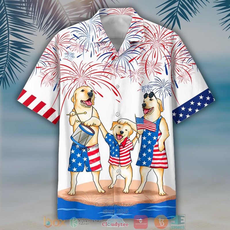 Labrador_Family_Independence_Day_Is_Coming_Hawaiian_Shirt_Shorts