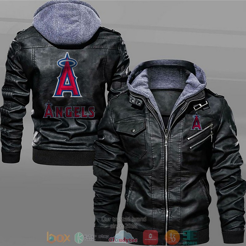 Los_Angeles_Angels_Black_Brown_Leather_Jacket