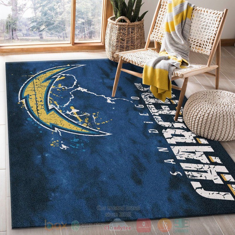 Los_Angeles_Chargers_Fade_NFL_Team_Area_Rugs_1