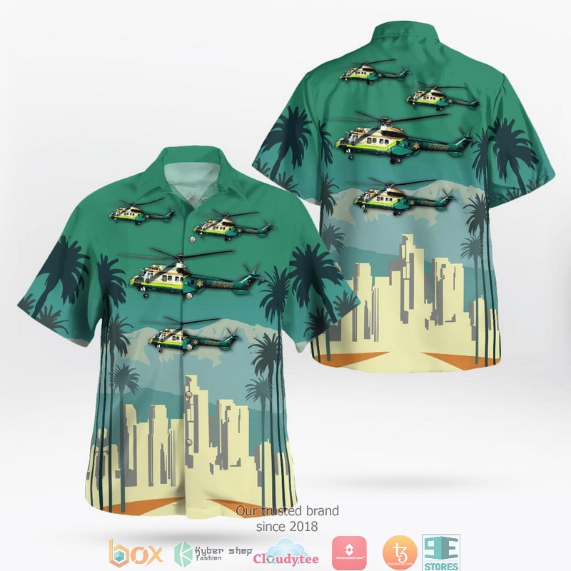 Los_Angeles_County_Sheriff_AAerospatiale_AS_332L1_Super_Puma_Green_Hawaii_3D_Shirt