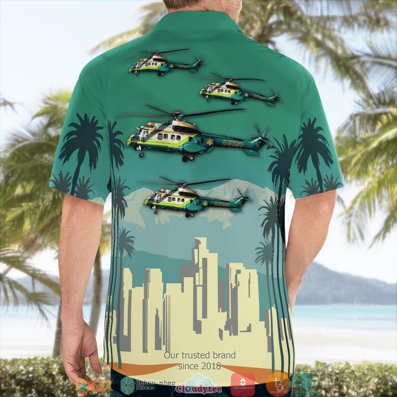 Los_Angeles_County_Sheriff_AAerospatiale_AS_332L1_Super_Puma_Green_Hawaii_3D_Shirt_1