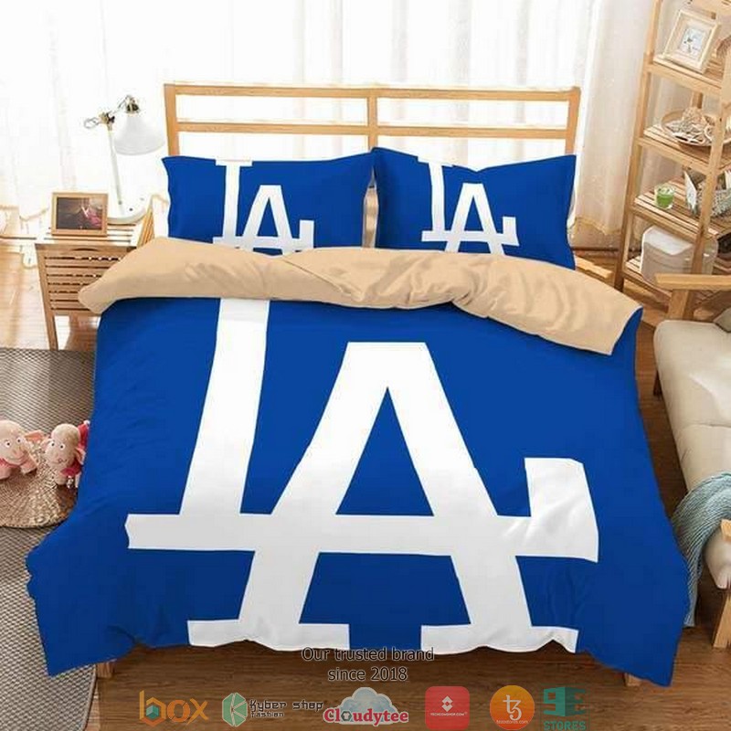 Los_Angeles_Dodgers_Duvet_Cover_Bedroom_Set
