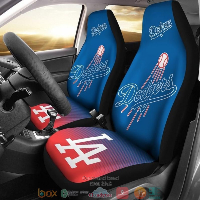 Los_Angeles_Dodgers_MLB_logo_Car_Seat_Covers
