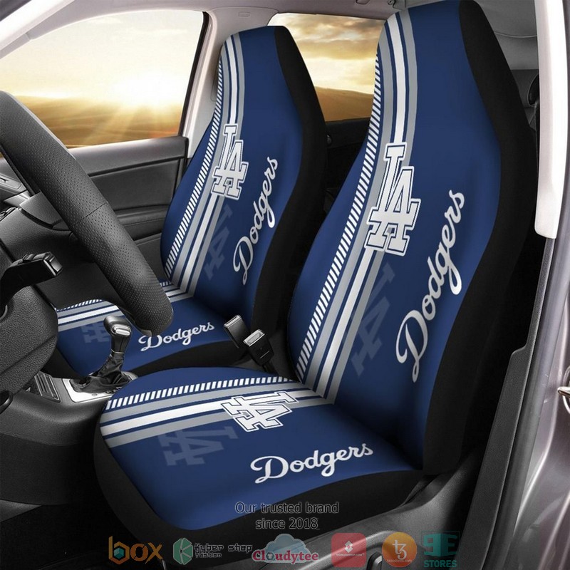 Los_Angeles_Dodgers_MLB_logo_blue_Car_Seat_Covers