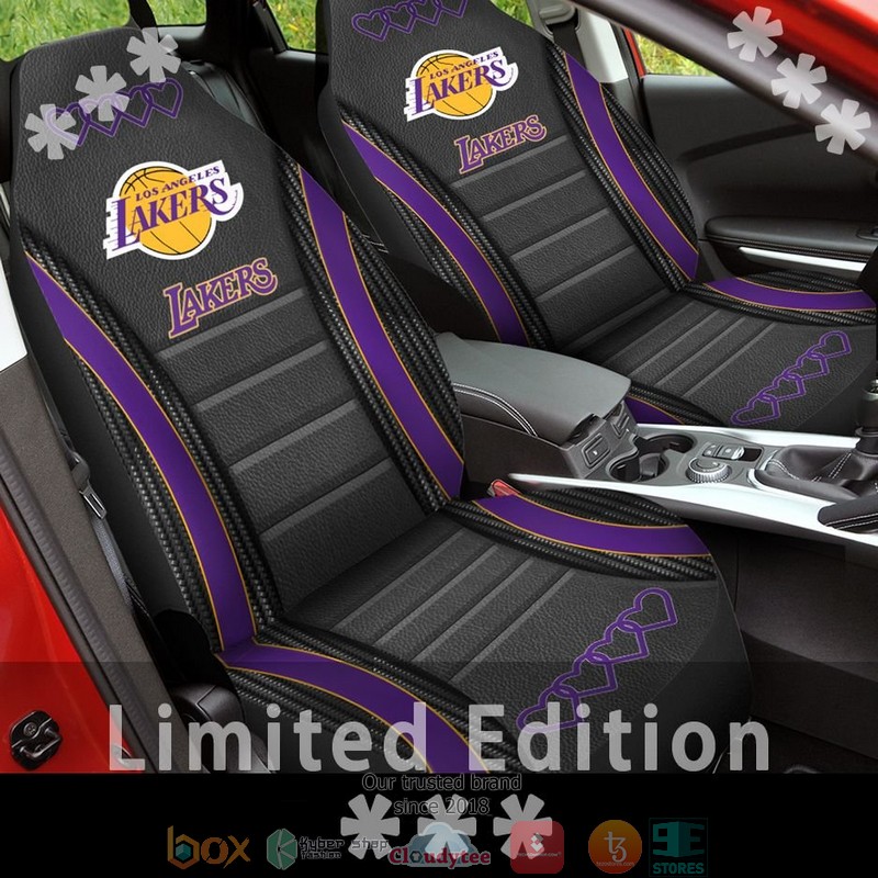 Los_Angeles_Lakers_NBA_logo_heart_Car_Seat_Covers