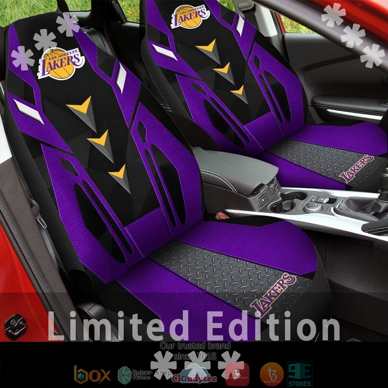 Los_Angeles_Lakers_NBA_logo_purple_black_Car_Seat_Covers