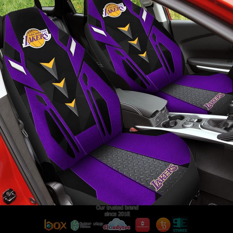Los_Angeles_Lakers_NBA_logo_purple_black_Car_Seat_Covers_1