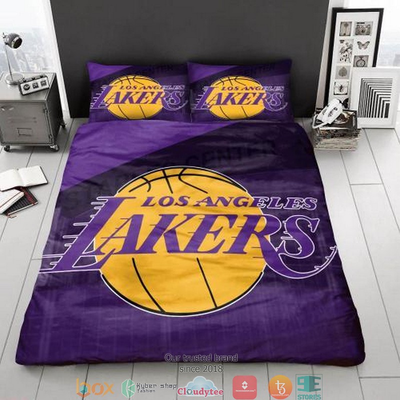 Los_Angeles_Lakers_Purple_Duvet_Cover_Bedroom_Set