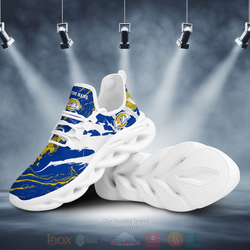 Los_Angeles_Rams_NFL_American_Custom_Name_Clunky_Max_Soul_Shoes_1