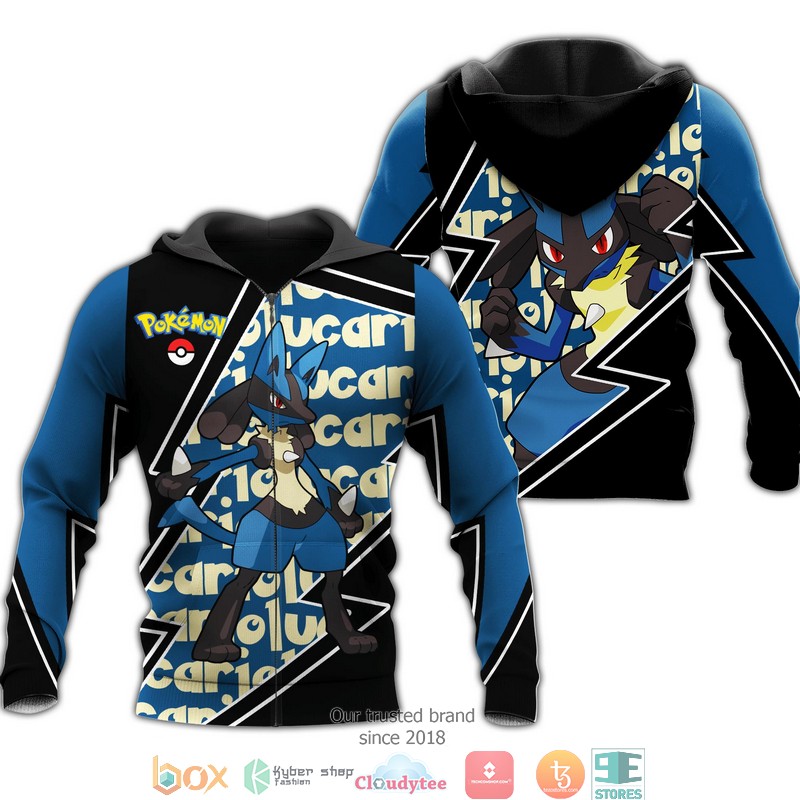 Lucario_Pokemon_3d_over_printed_hoodie