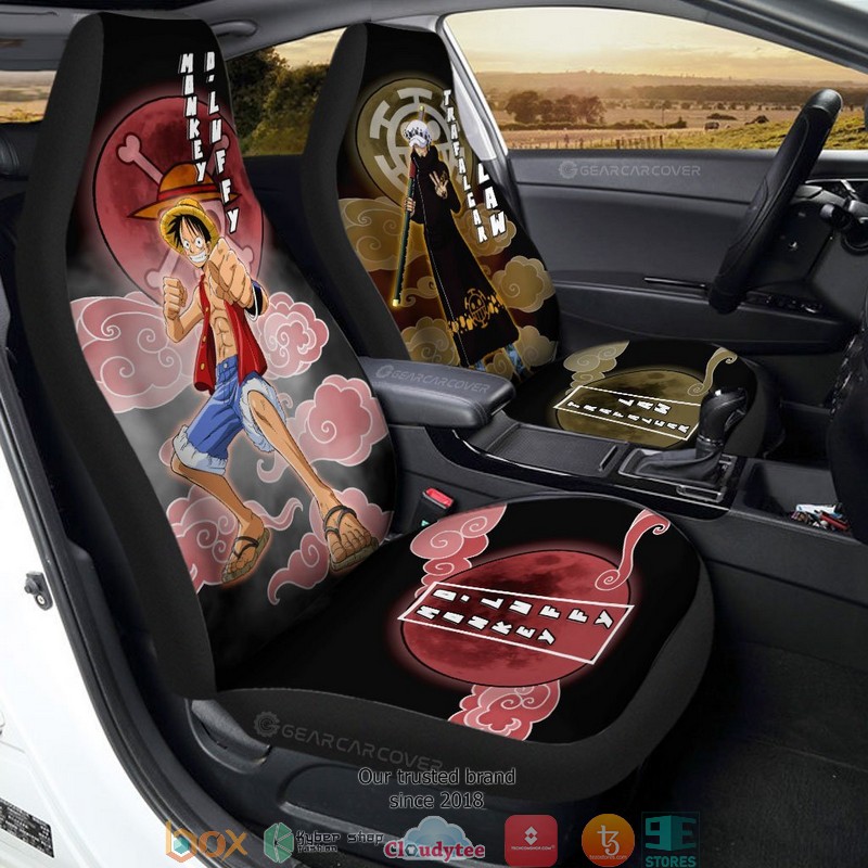 Luffy_And_Law_One_Piece_Anime_Car_Seat_Cover