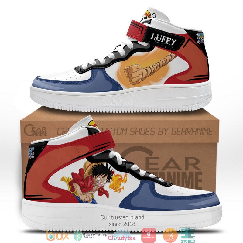 Luffy_Anime_One_Piece_for_Otaku_High_Air_Force_Shoes