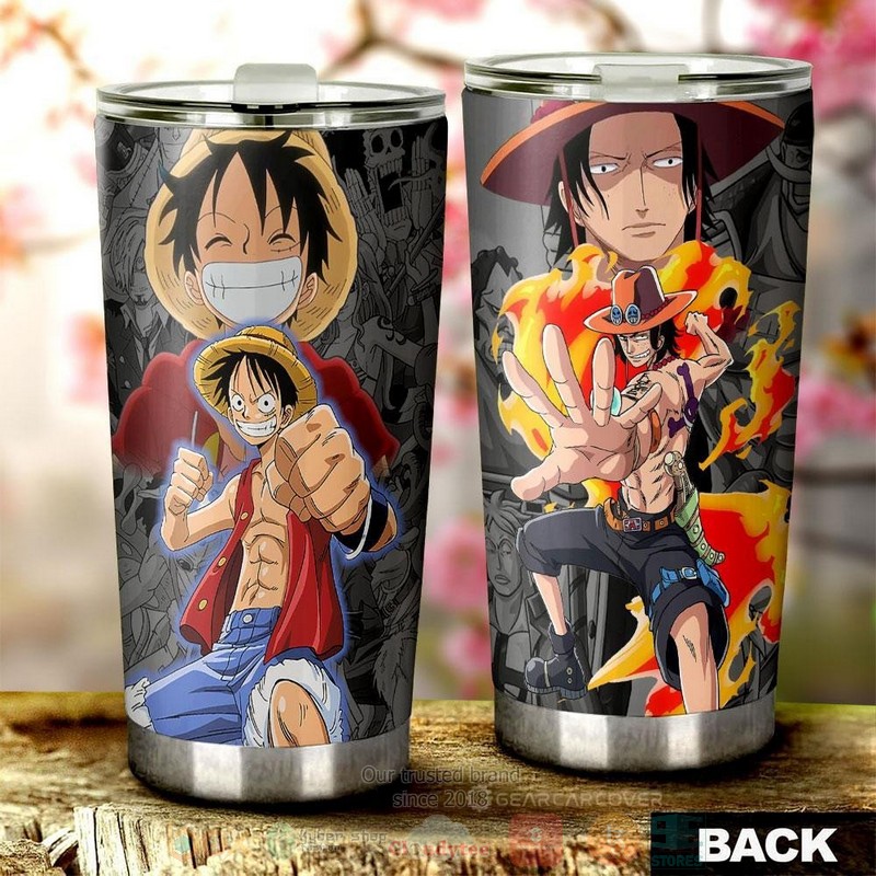 Luffy_and_Ace_One_Piece_Anime_Tumbler