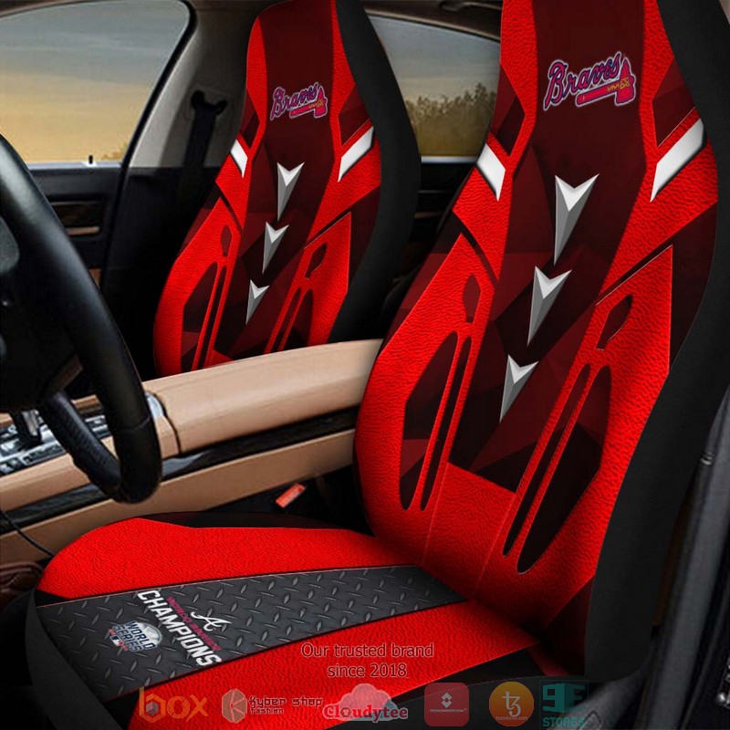 MLB_Atlanta_Braves_Champions_Red_Car_Seat_Covers_1