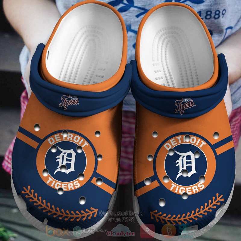 MLB_Detroit_Tigers_Orange-Navy_Crocband_Crocs_Clog_Shoes