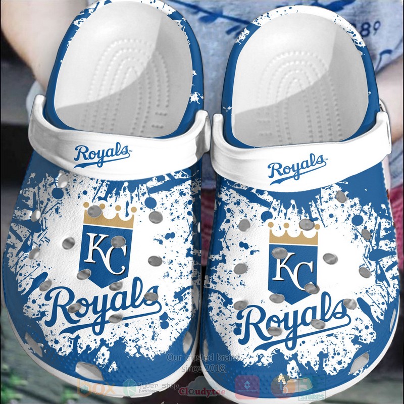 MLB_Kansas_City_Royals_White-Blue_Crocband_Crocs_Clog_Shoes