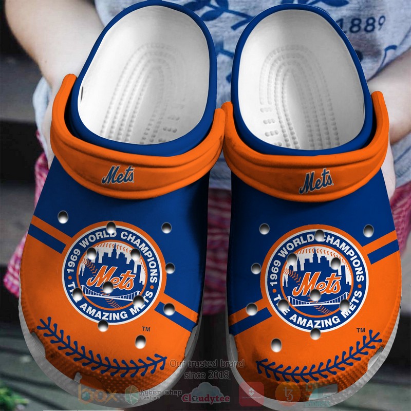 MLB_New_York_Mets_Orange-Blue_Crocband_Crocs_Clog_Shoes