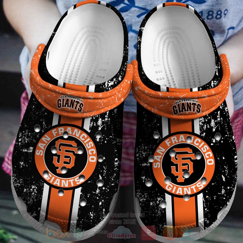 MLB_San_Francisco_Giants_Black-Orange_Crocband_Crocs_Clog_Shoes
