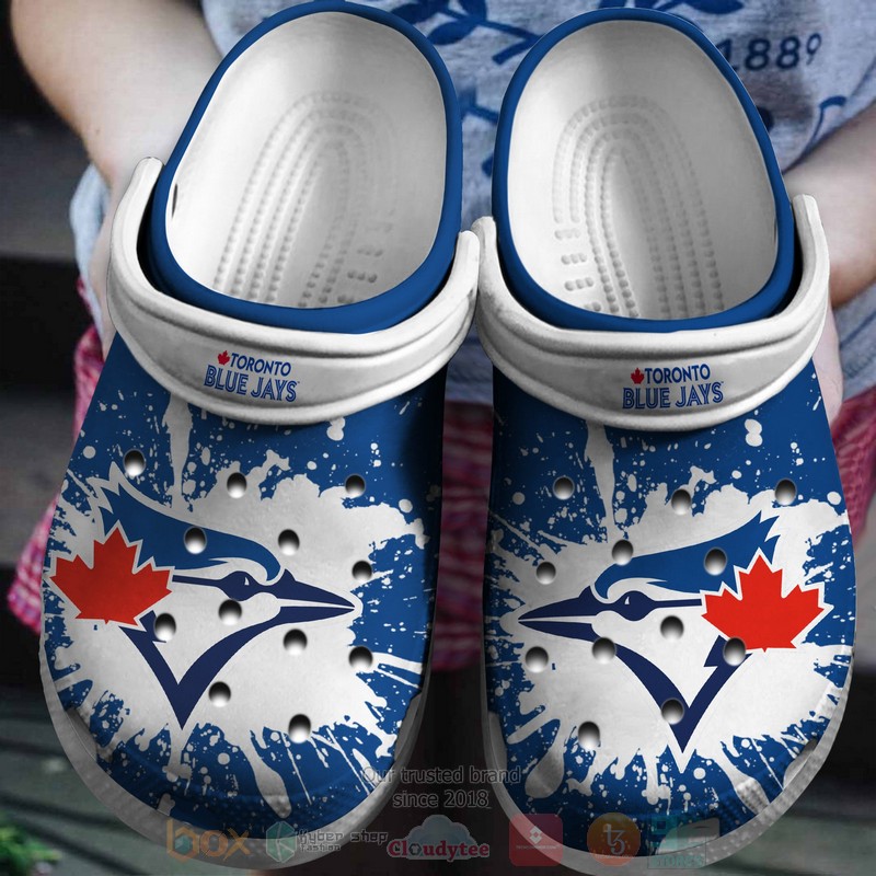 MLB_Toronto_Blue_Jays_Blue-White_Crocband_Crocs_Clog_Shoes